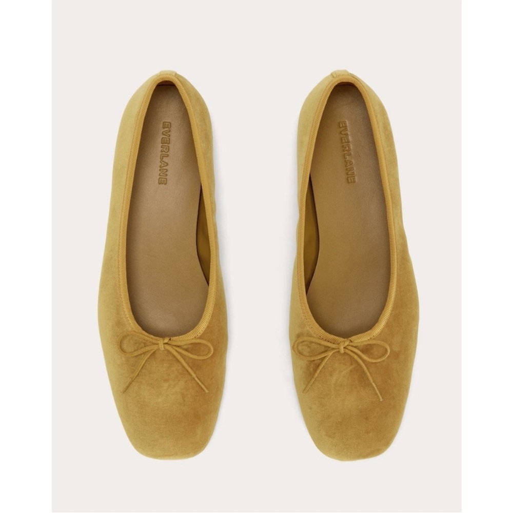 Everlane Mustard Ballet Flats